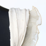 Ruban Mousseline Plissé 4&#39;5cm Beige - Ribes y Casals