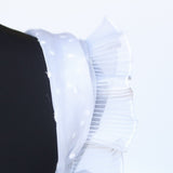 Ruban Mousseline Plissé 4&#39;5cm Blanc - Ribes y Casals