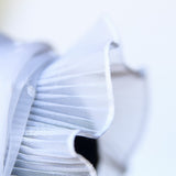 Ruban Mousseline Plissé 4&#39;5cm Blanc - Ribes y Casals