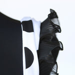 Ruban Mousseline Plissé 4&#39;5cm Noir - Ribes y Casals