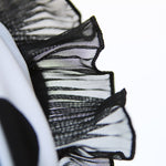 Ruban Mousseline Plissé 4&#39;5cm Noir - Ribes y Casals