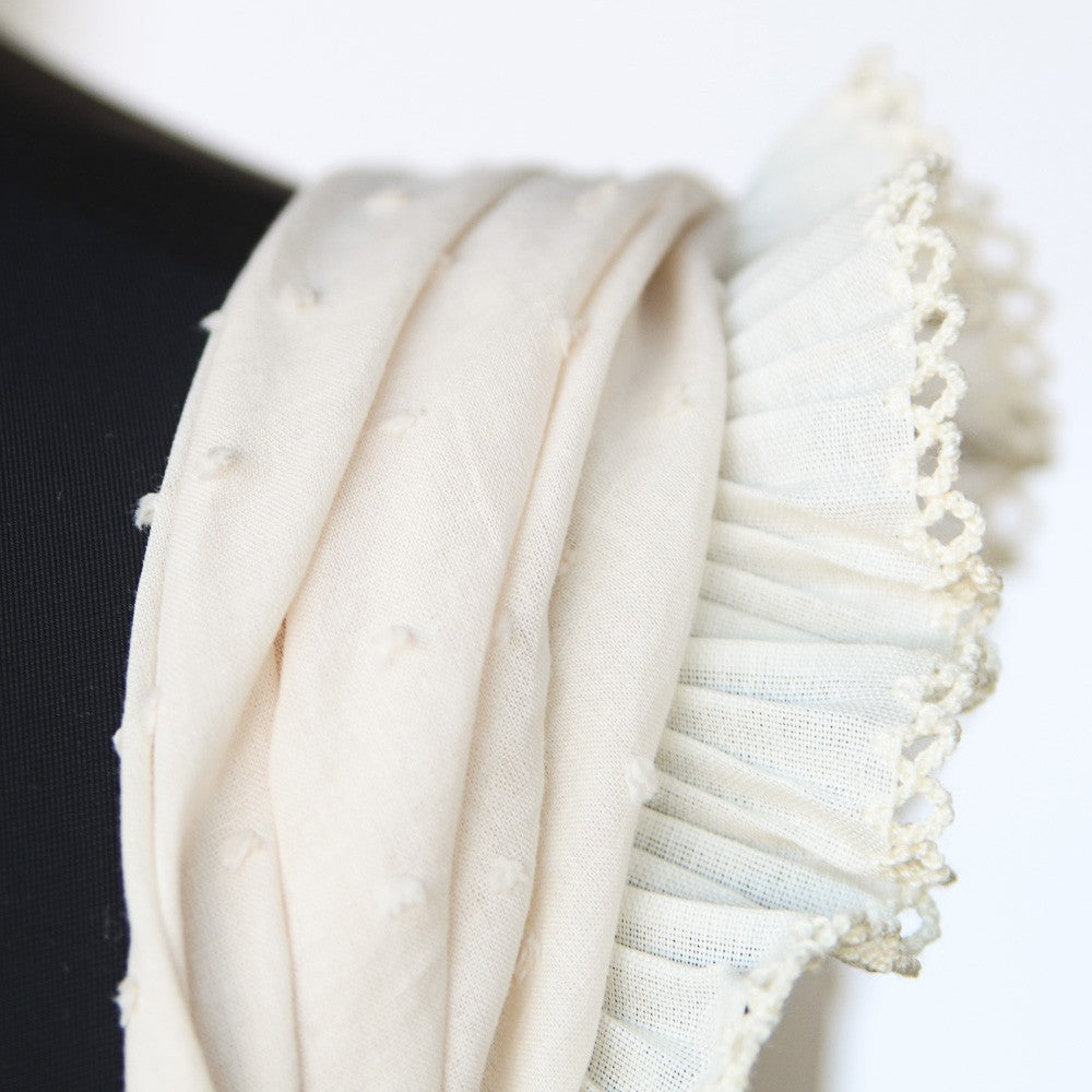 Ruban Plissé 3cm Écru - Ribes y Casals