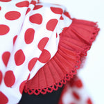 Ruban Plissé 3cm Rouge - Ribes y Casals