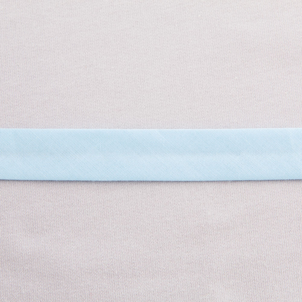 Ruban Biais Coton Céleste 18 mm - Ribes y Casals