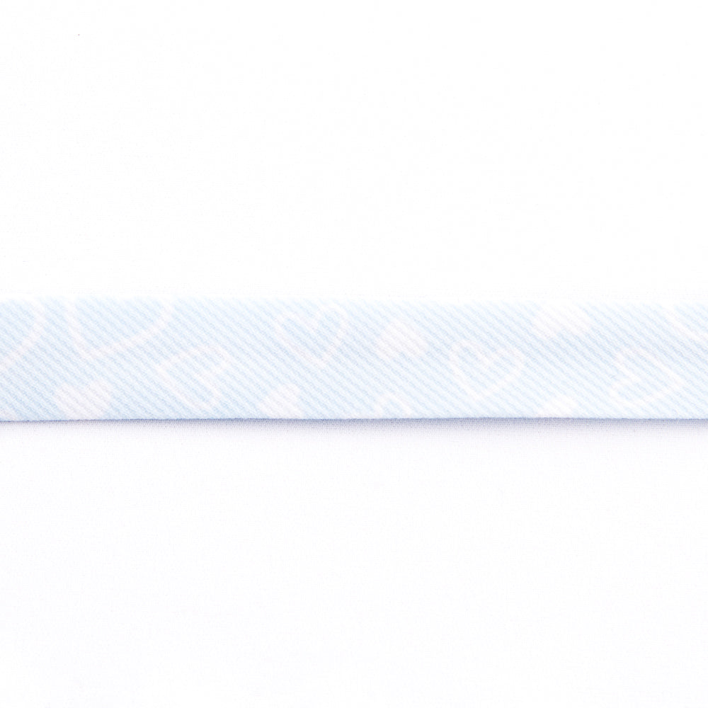 Ruban Biais Coeurs Bleu 18 mm - Ribes y Casals