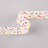 Ruban Biais Fleur Fuchsia 18 mm - Ribes y Casals