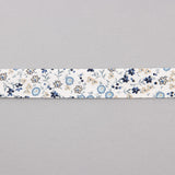 Ruban Biais Fleur Marine 18 mm - Ribes y Casals