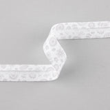 Ruban Biais Feuilles Gris 18 mm - Ribes y Casals