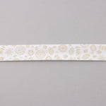 Ruban Biais Feuilles Beige 18 mm - Ribes y Casals