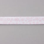 Ruban Biais Feuilles Rose 18 mm - Ribes y Casals