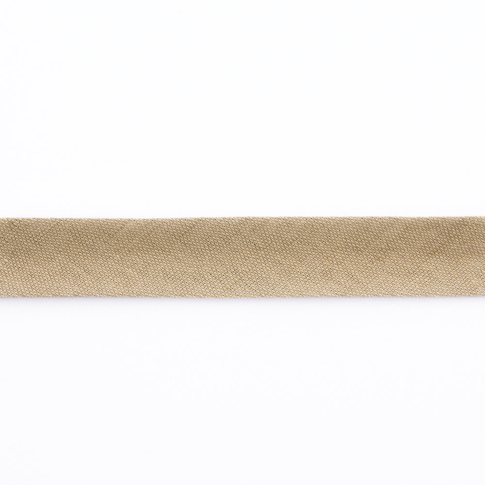 Ruban Biais Lin Marron Clair 18 mm - Ribes y Casals