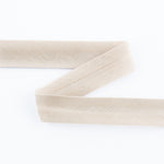 Ruban Biais Lin Brun 18 mm - Ribes y Casals