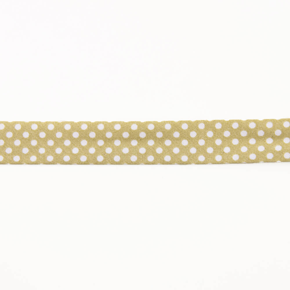 Biais Beige Pois 18mm - Ribes y Casals