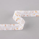 Ruban Biais Lunes Blanc 18 mm - Ribes y Casals