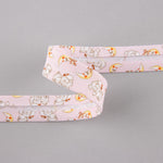 Ruban Biais Lunes Rose 18 mm - Ribes y Casals