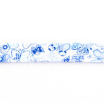 Ruban Biais Papillons Bleu 18 mm - Ribes y Casals