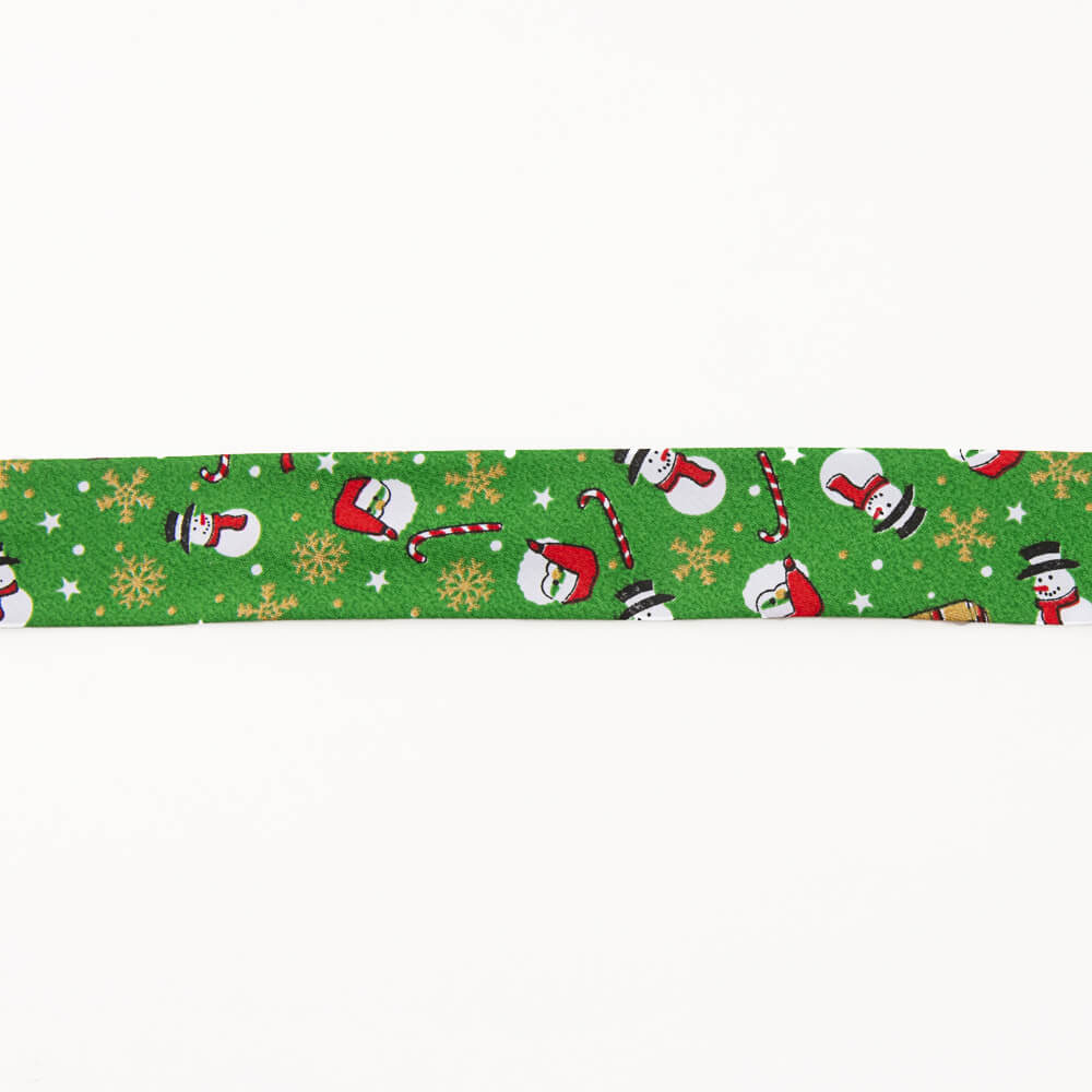 Biais Poupées de Noël Vertes 30mm - Ribes y Casals