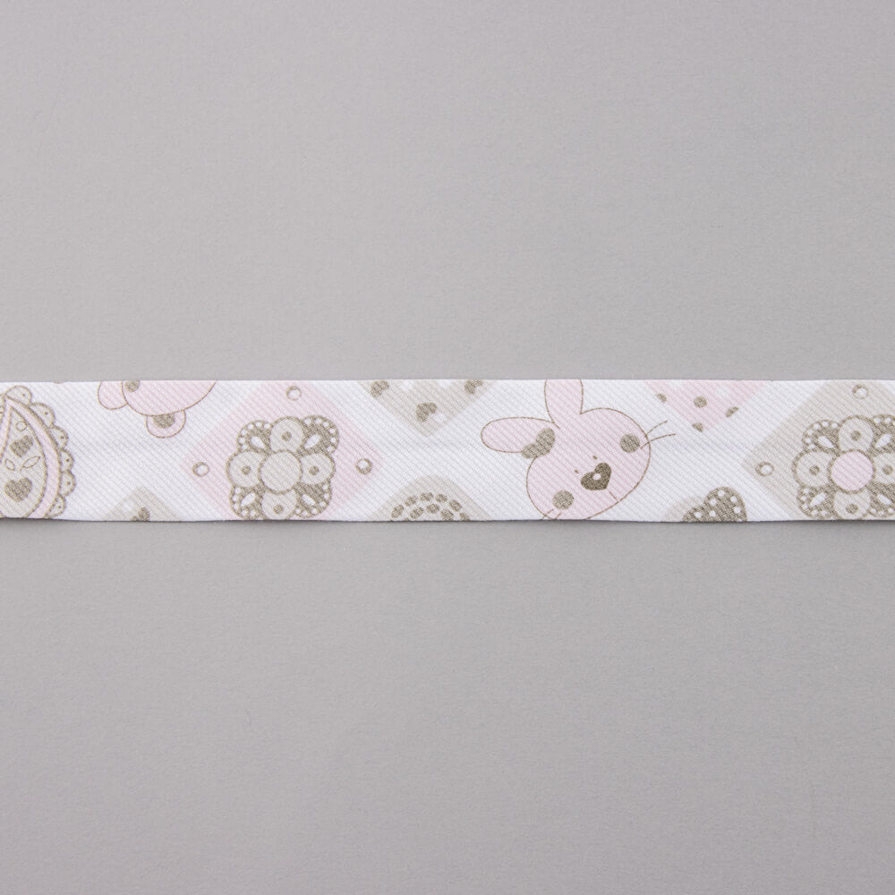 Ruban Biais Ours Beige 30 mm - Ribes y Casals