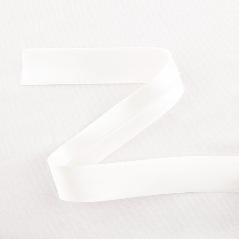 Ruban Biais Satin Écru 18 mm - Ribes y Casals