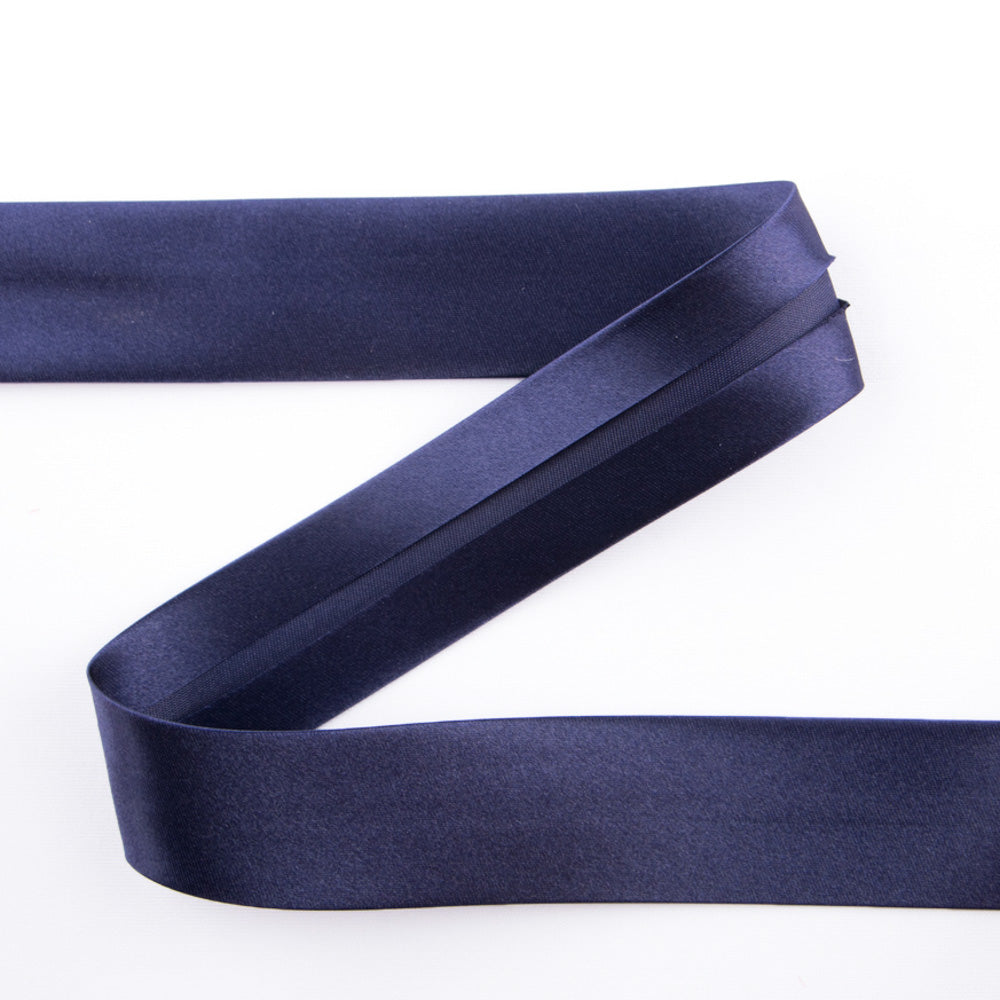 Ruban Biais Satin Marine 30 mm - Ribes y Casals