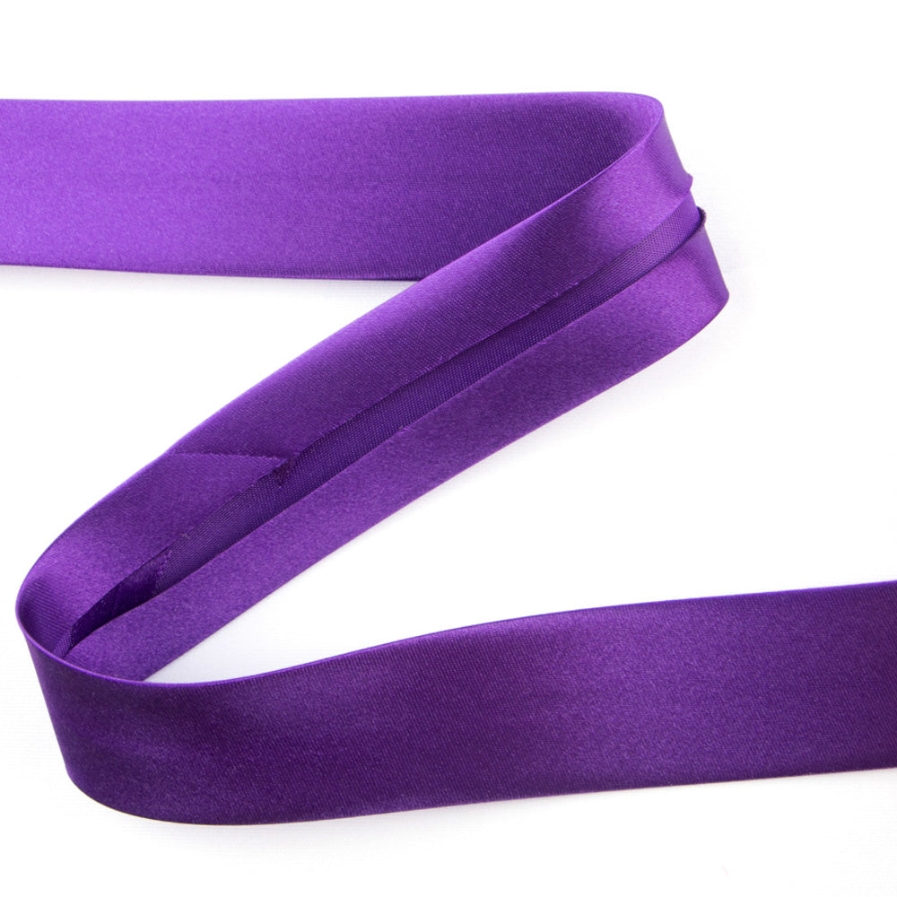 Ruban Biais Satin Violet 30 mm - Ribes y Casals