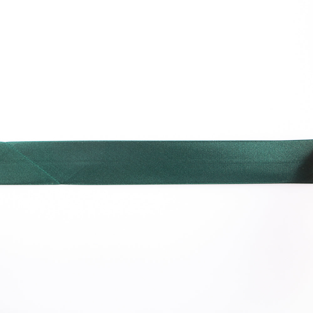 Ruban Biais Satin Vert Bouteille 30 mm - Ribes y Casals