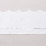 Ruban Piqué 6cm Blanc - Ribes y Casals