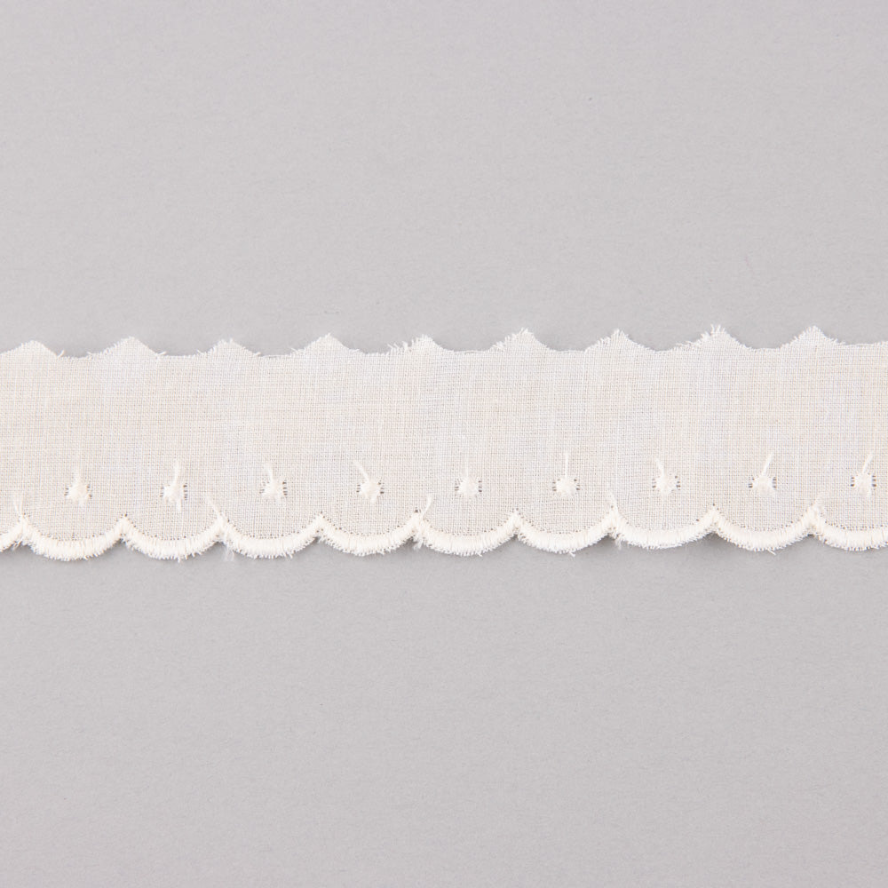 Tira Bordada Algodón 3 cm - Ribes y Casals