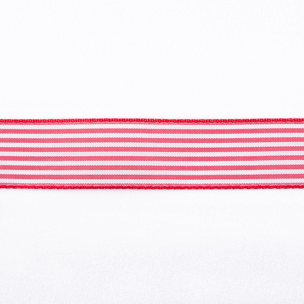 Ruban Listé Rouge - Ribes y Casals