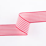 Ruban Listé Rouge - Ribes y Casals