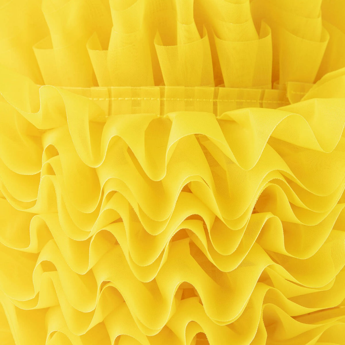 Ruban Plissé 6 cm Jaune - Ribes y Casals