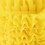 Ruban Plissé 6 cm Jaune - Ribes y Casals