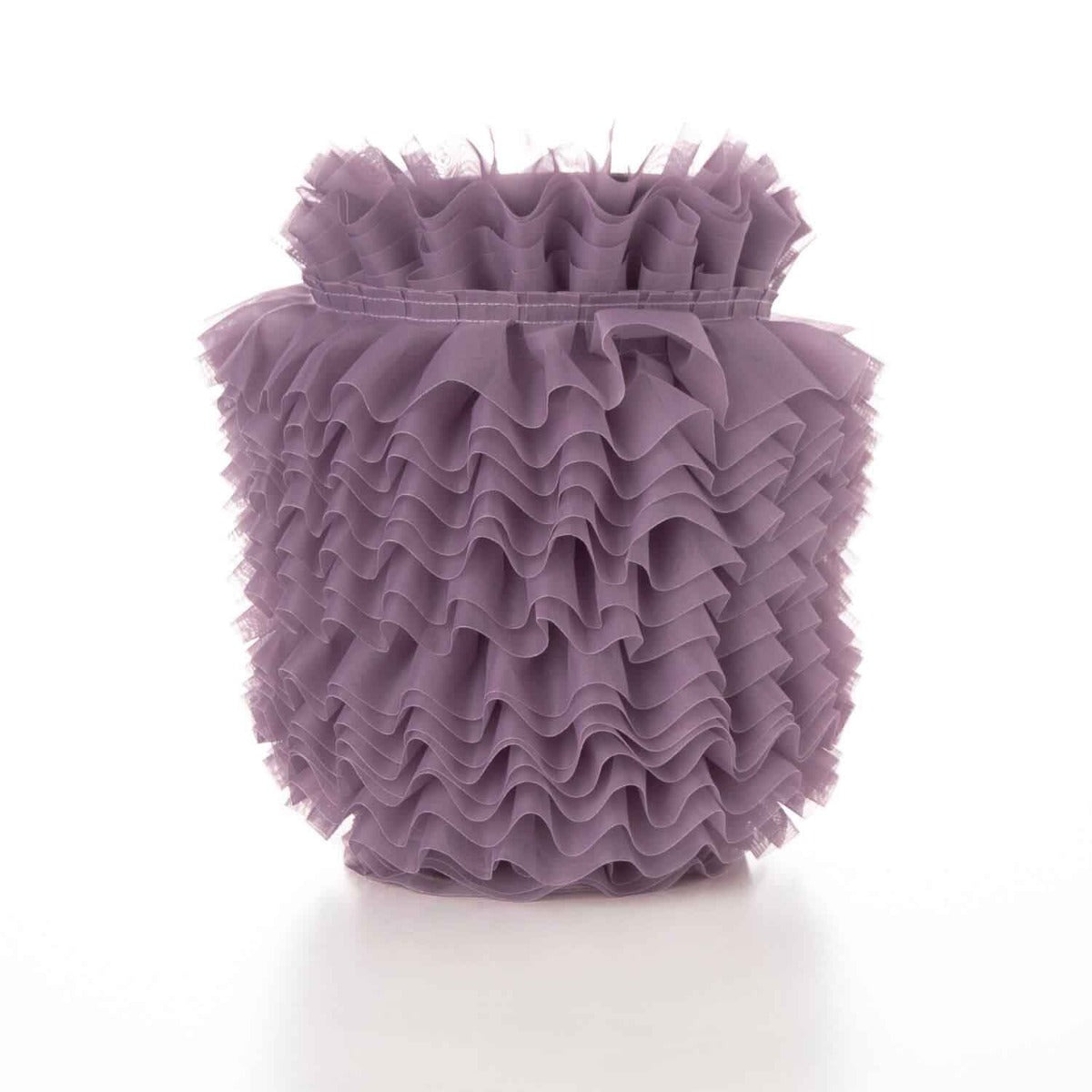 Cinta Plisada Garrucha 6 cm Berenjena - Ribes y Casals