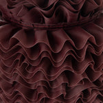 Cinta Plisada Garrucha 6 cm Burdeos Oscuro - Ribes y Casals