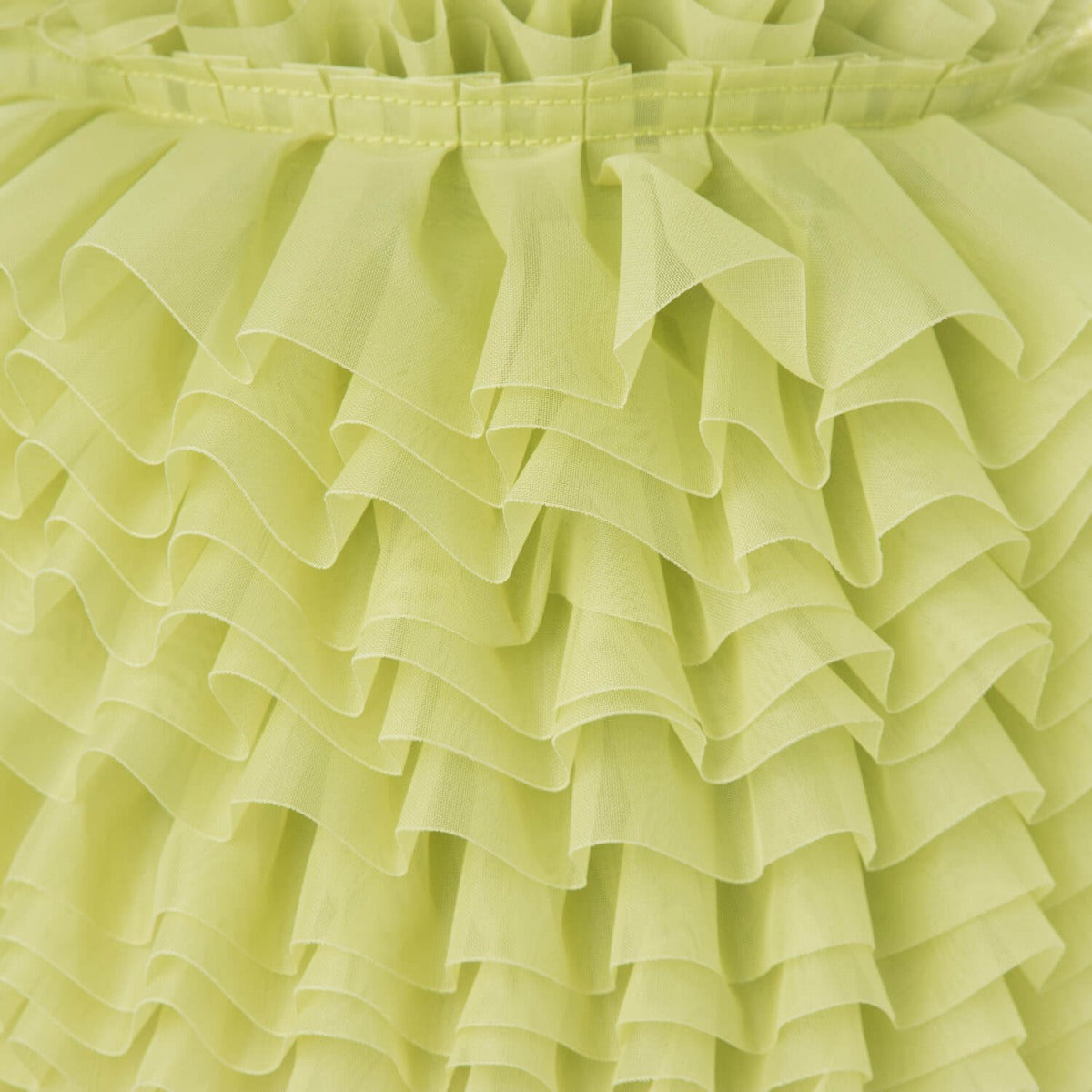 Cinta Plisada Garrucha 6 cm Lima - Ribes y Casals