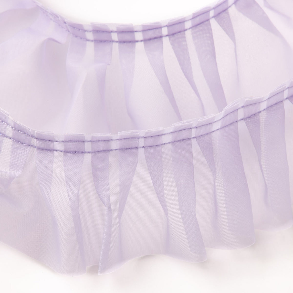 Cinta Plisada Garrucha 6 cm Malva - Ribes y Casals