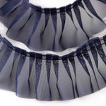 Ruban Plissé Marine 6 cm - Ribes y Casals