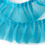 Cinta Plisada Garrucha 6 cm Turquesa - Ribes y Casals