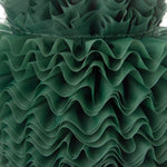 Cinta Plisada Garrucha 6 cm Verde - Ribes y Casals