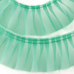 Cinta Plisada Garrucha 6 cm Verde Menta - Ribes y Casals