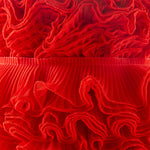 Ruban Plissé 4,5cm Rouge - Ribes y Casals