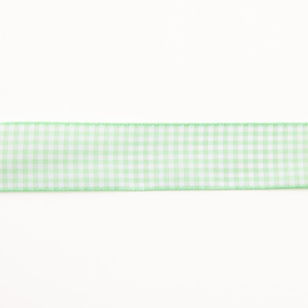 Ruban Vichy Citron Vert - Ribes y Casals