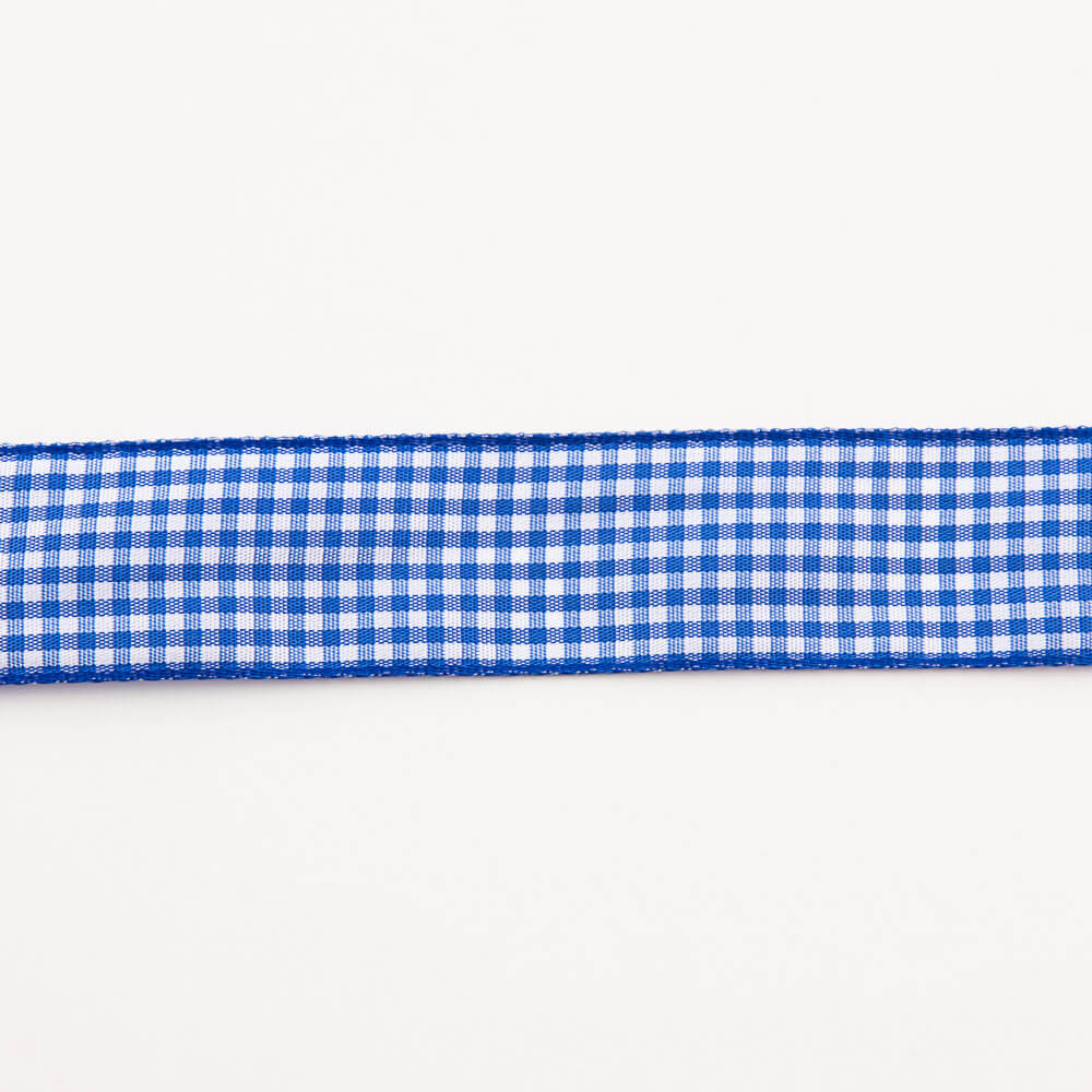 Ruban Vichy Bleu Moyen - Ribes y Casals