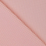 Tissu Piqué Relief Carreaux Rose - Ribes y Casals