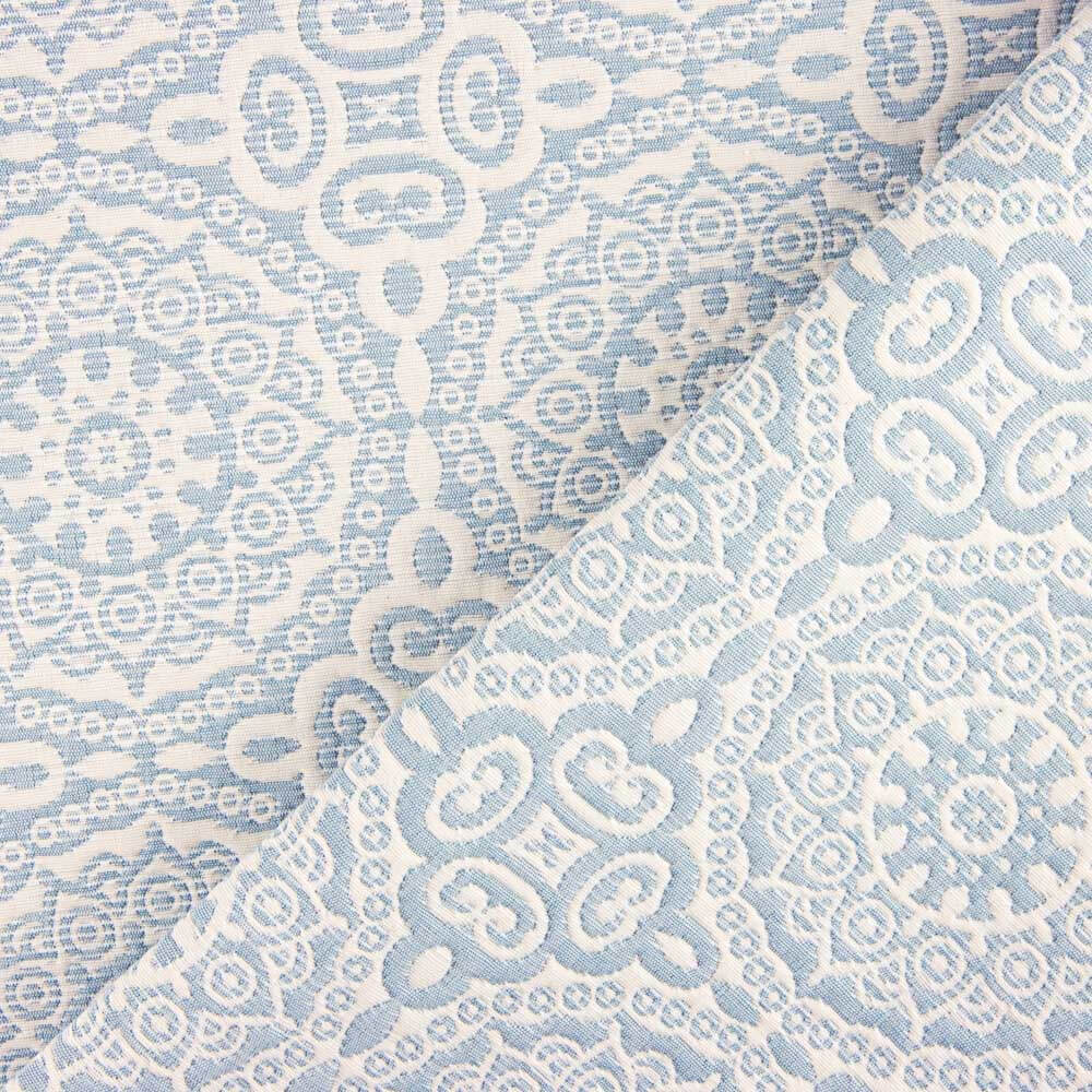 Couette en piqué mandala vert aqua - Ribes y Casals