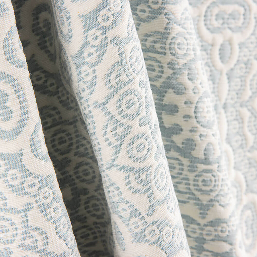 Couette en piqué mandala vert aqua - Ribes y Casals