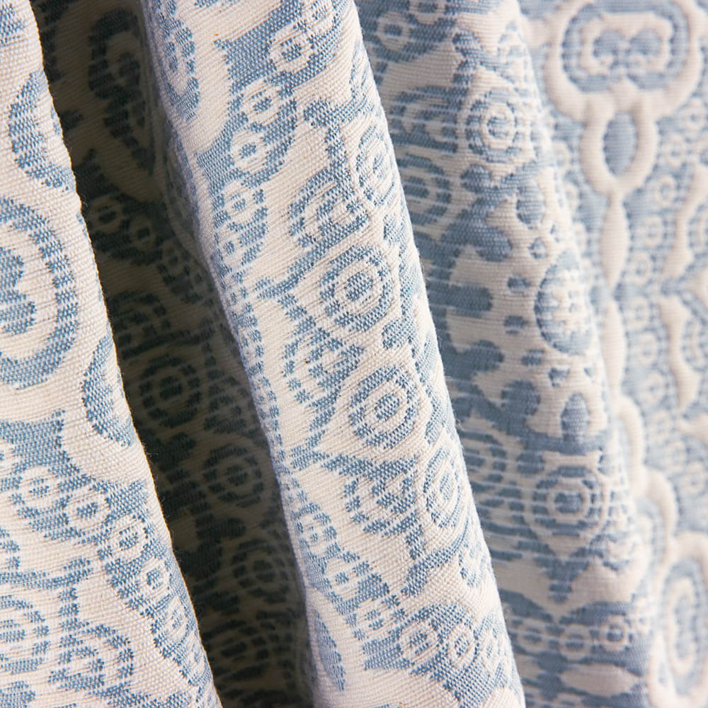 Couette en piqué mandala vert aqua - Ribes y Casals