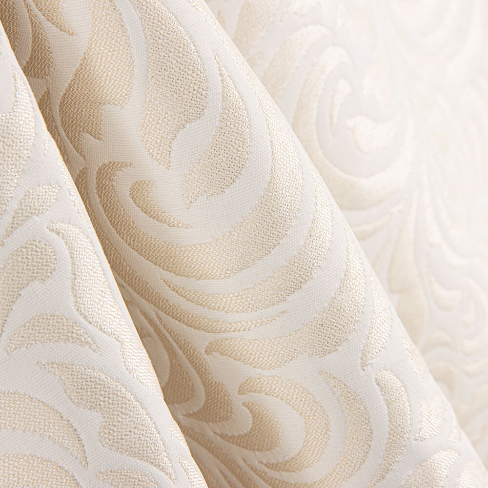 Dessus de lit tapisserie baroque bicolore écru - Ribes y Casals