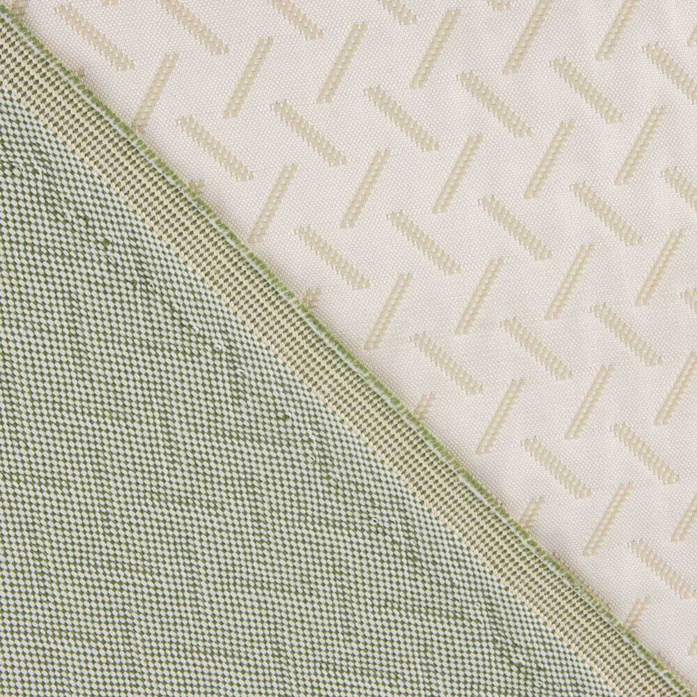 Tissu quilt vert clair avec des zigzags - Ribes y Casals