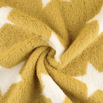 Minky Curly Étoiles Ocre - Ribes y Casals